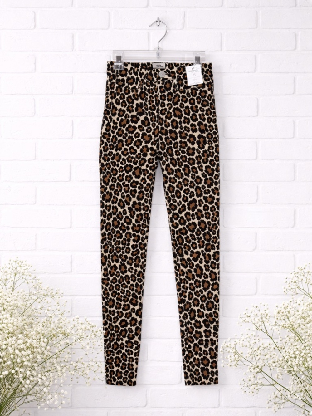 J. Crew Leopard 10” Highest Rise Toothpick Jeans